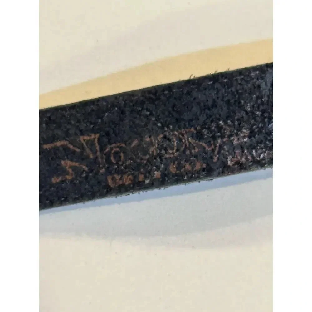 Nocona Men's Black Leather Bullhide Belt